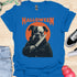 Halloween - V2 - Black and White Bulldog Face T-Shirt